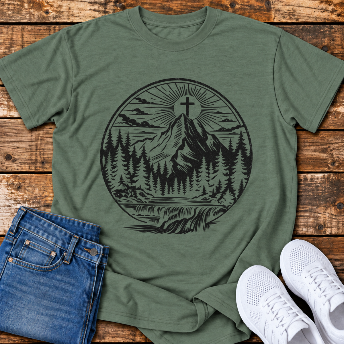 Cross on the Mountains T-Shirt