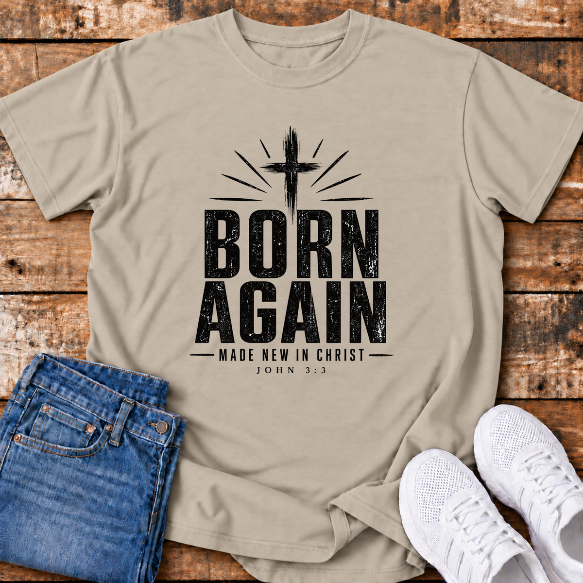 Born Again T-Shirt - (John 3:3)