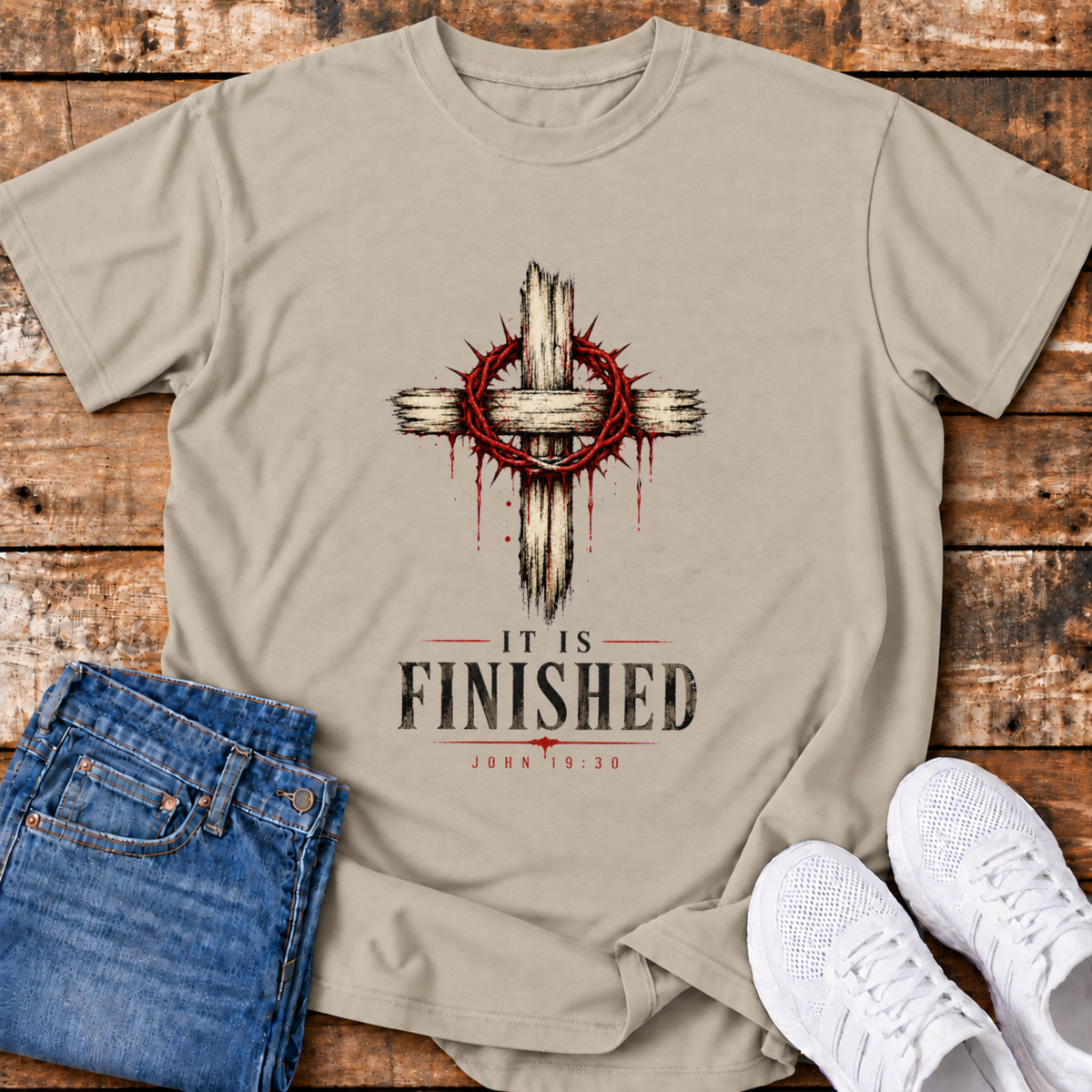 It is Finished T-Shirt - (John 19:30)
