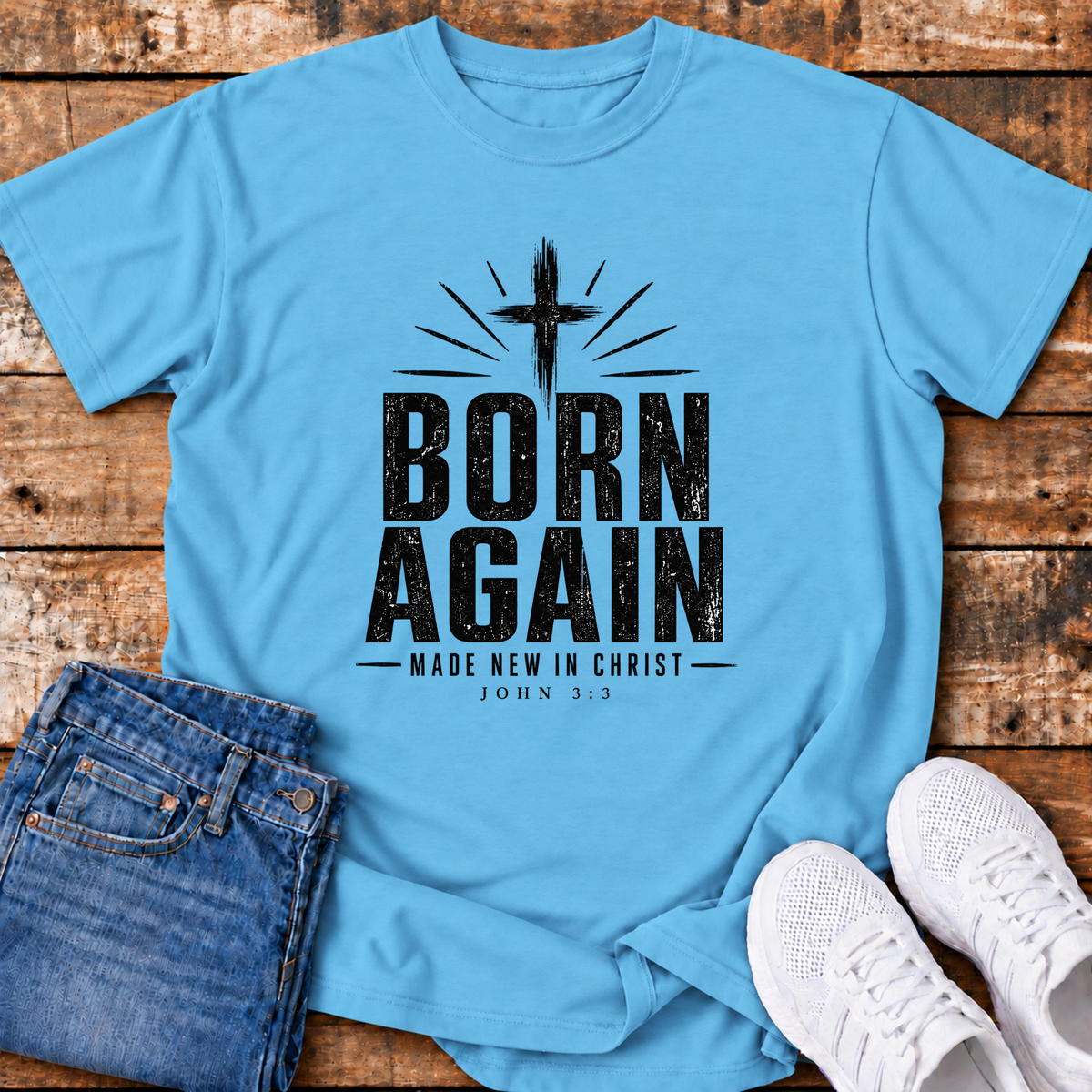 Born Again T-Shirt - (John 3:3)