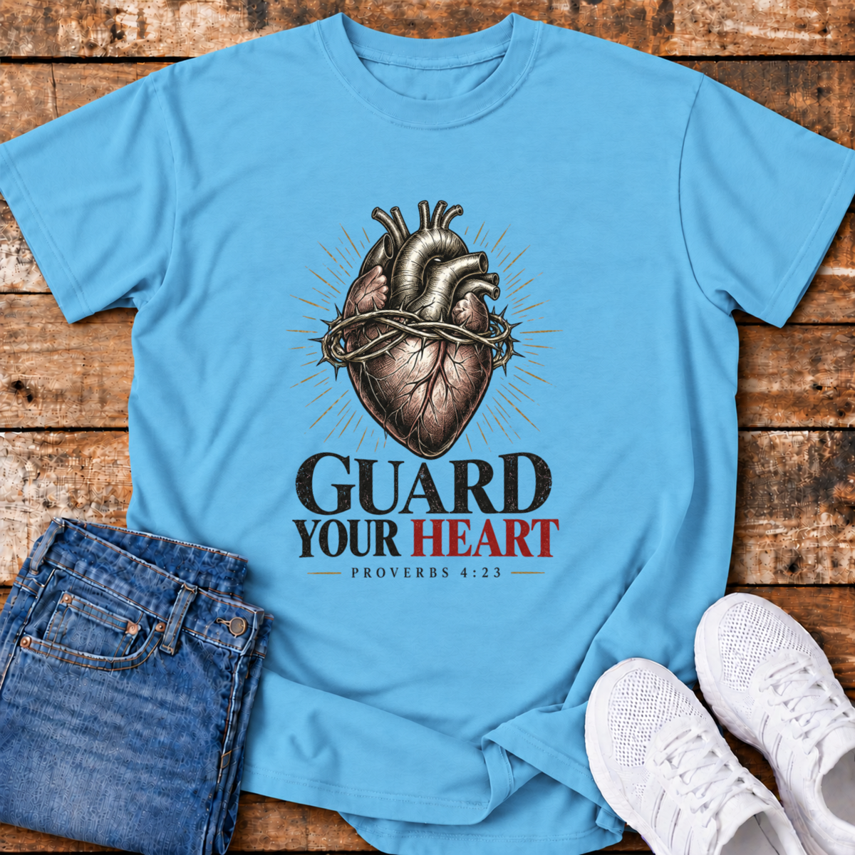 Guard Your Heart T-Shirt - (Proverbs 4:23)