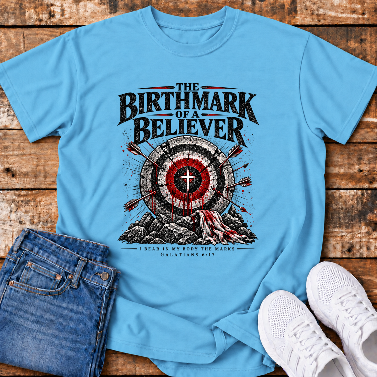 Birthmark of a Believer T-Shirt - (Galatians 6:17)