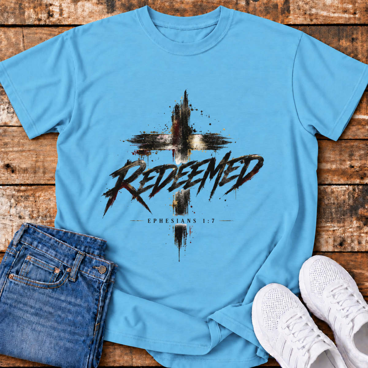 Redeemed T-Shirt - (Ephesians 1:7)