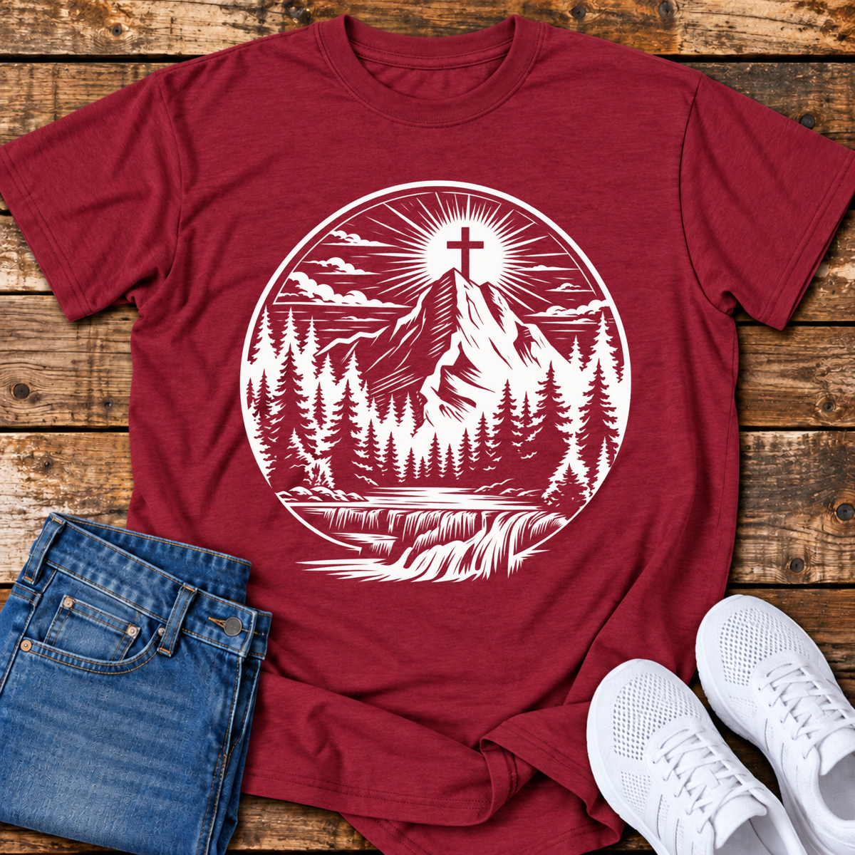 Cross on the Mountains T-Shirt