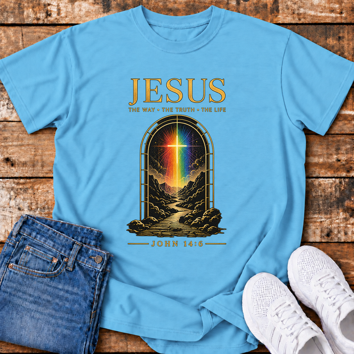 Jesus - The Way, the Truth, the Life T-shirt (John 14:6)