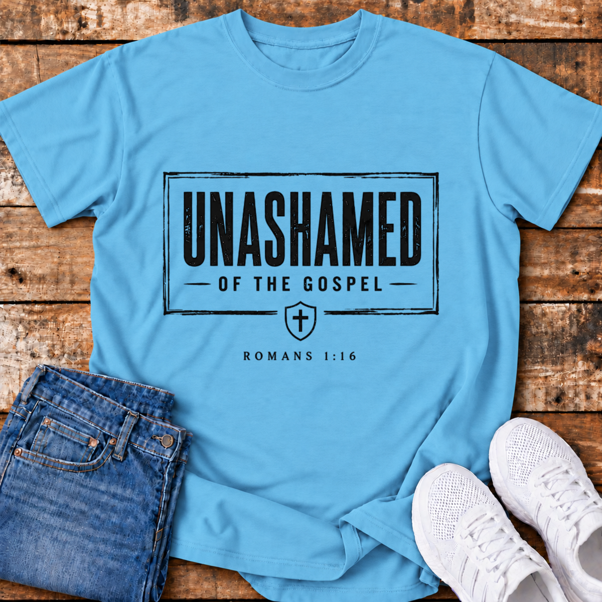 Unashamed T-Shirt - (Romans 1:16)
