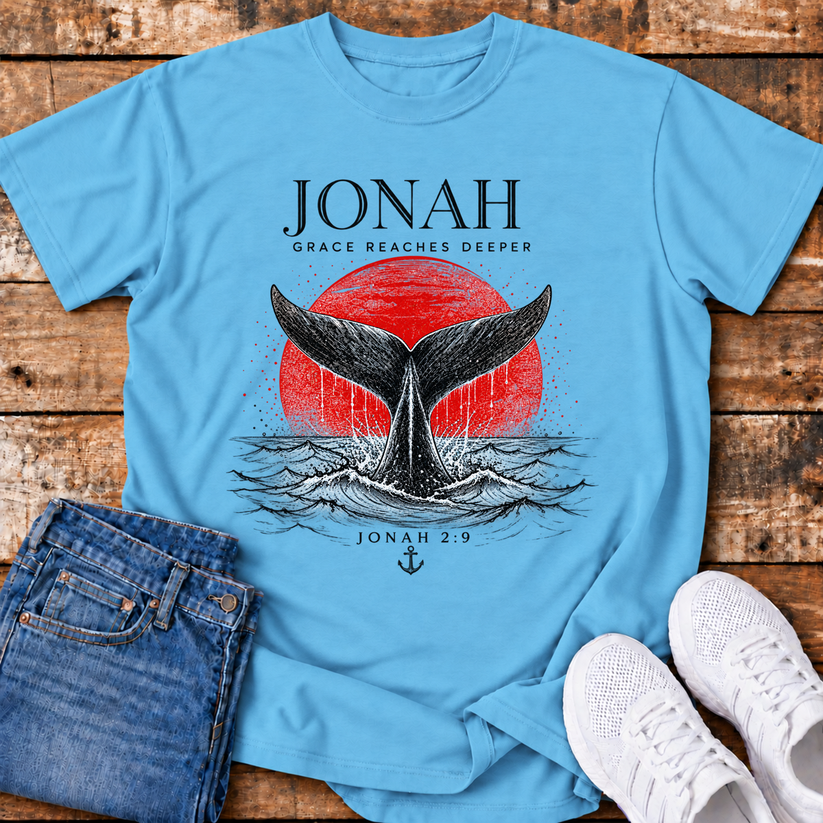 Jonah T-Shirt - (Jonah 2:9)