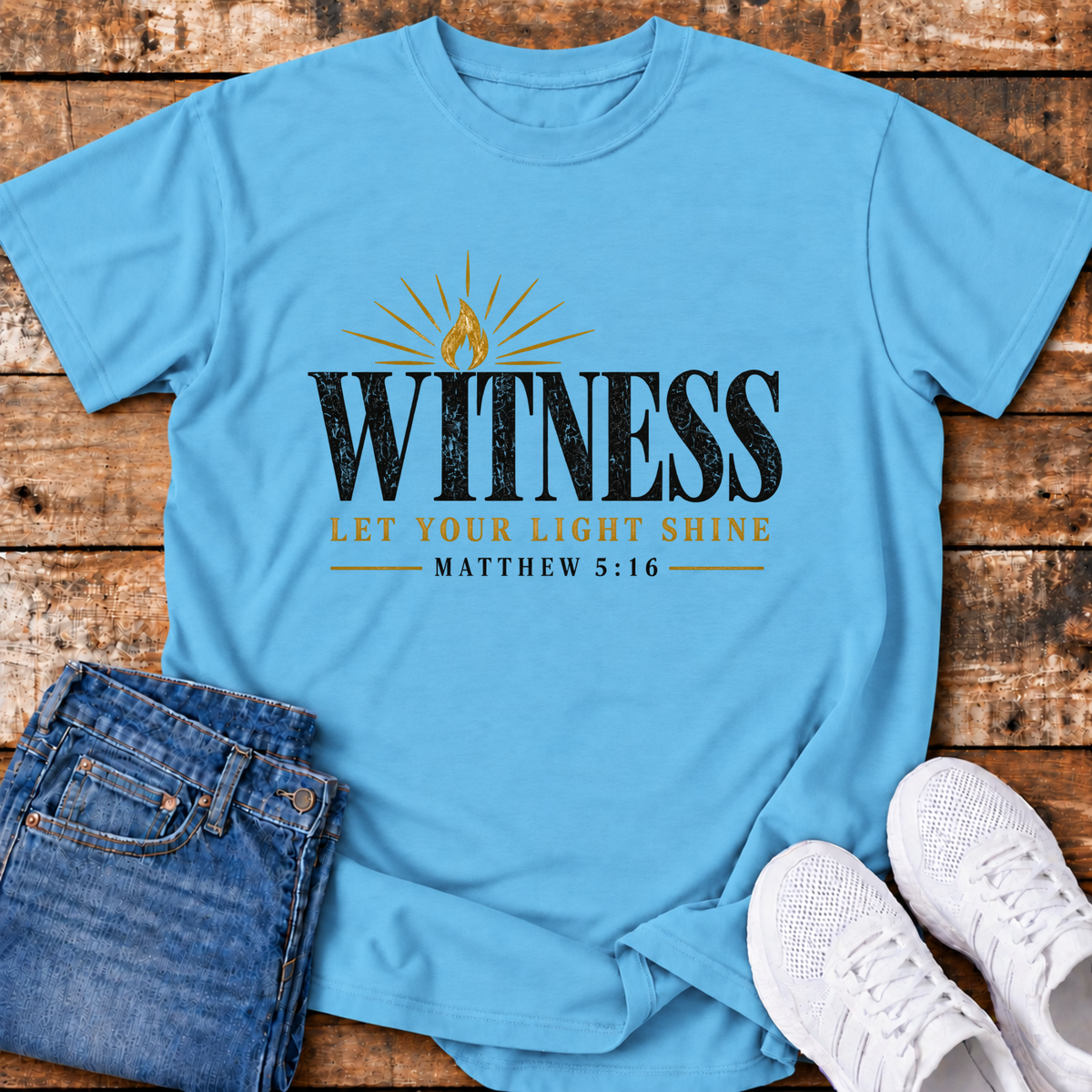 Witness T-Shirt - (Matthew 5:16)