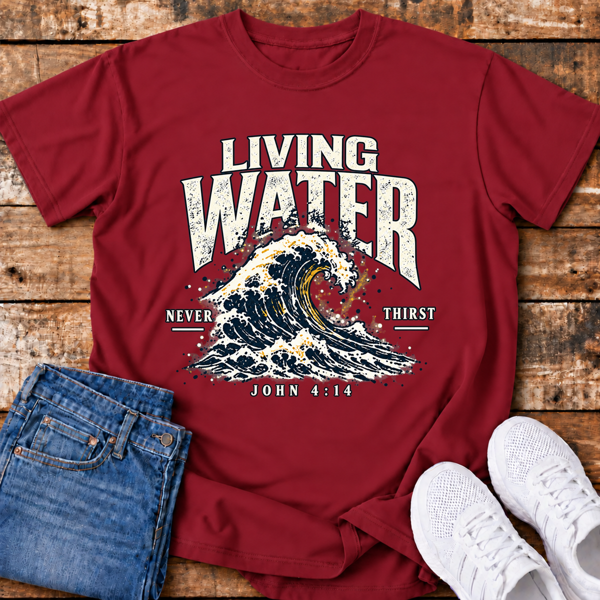 Living Water T-Shirt - (John 4:14)