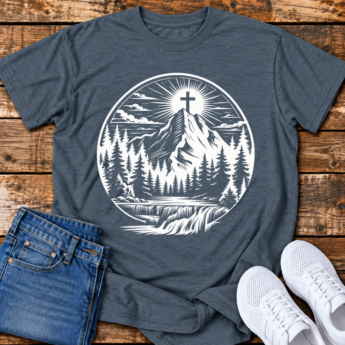 Cross on the Mountains T-Shirt