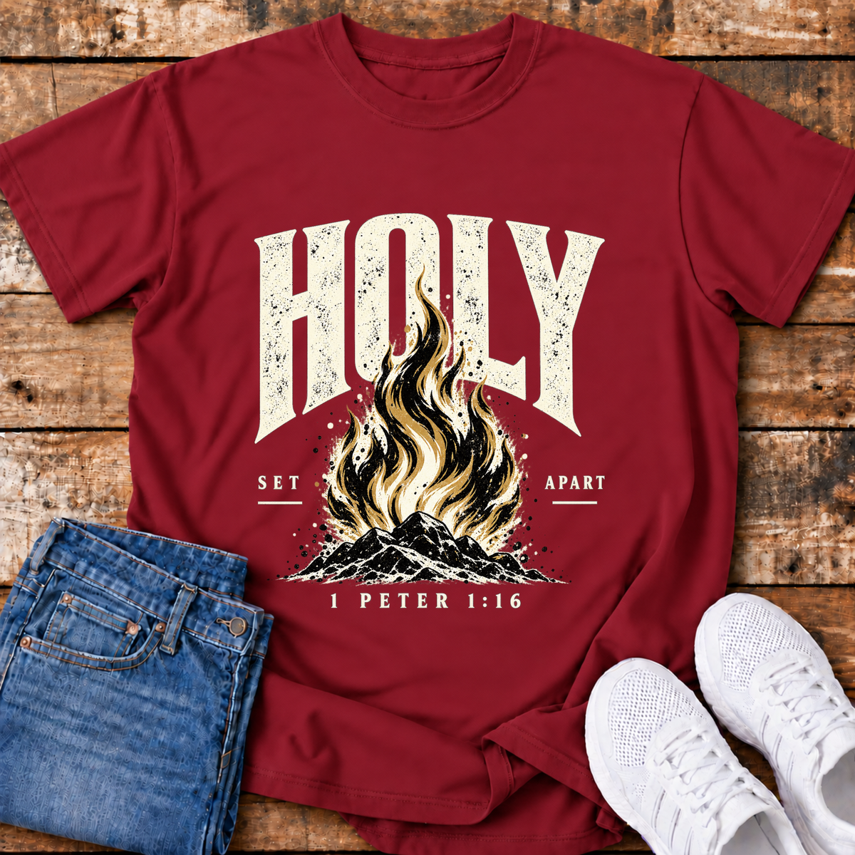 Holy T-Shirt - (1 Peter 1:16)
