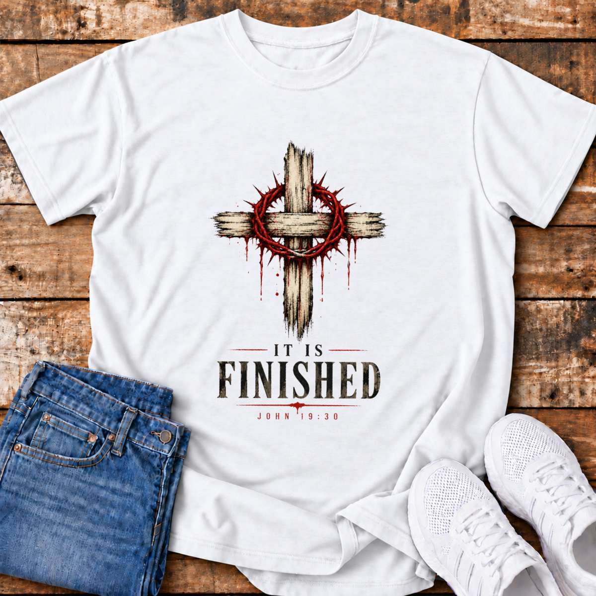 It is Finished T-Shirt - (John 19:30)