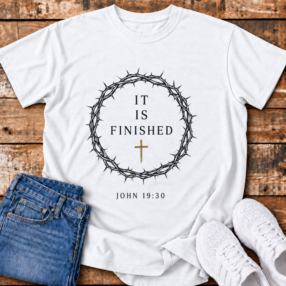 It is Finished T-Shirt - (John 19:30)