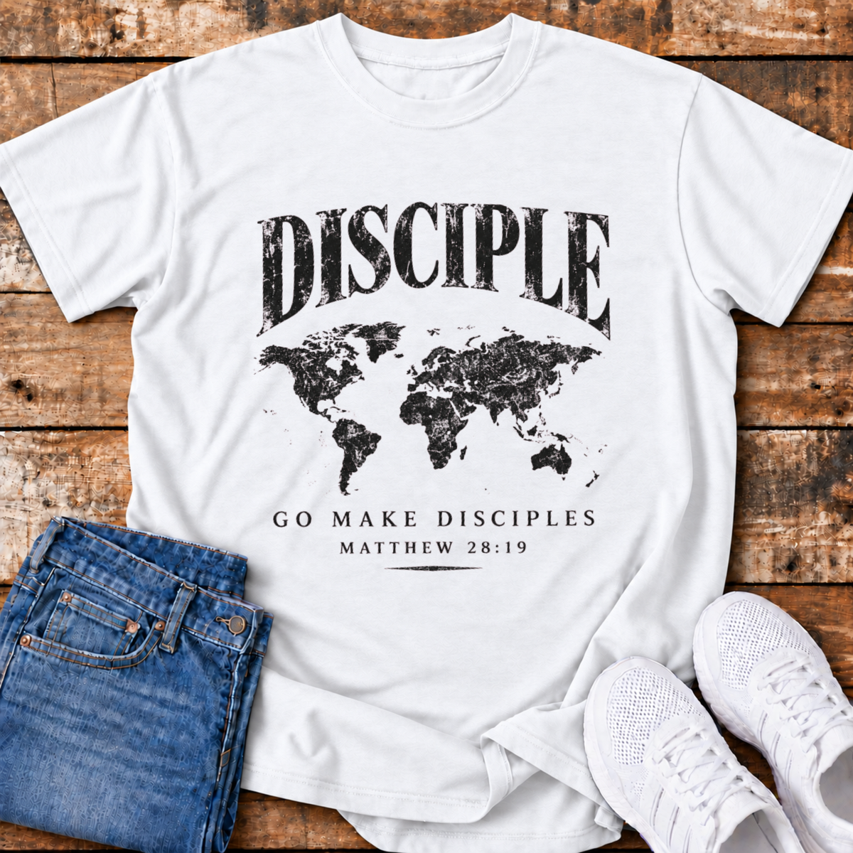 Disciple T-Shirt - (Matthew 28:19)