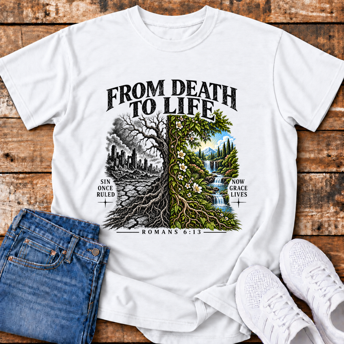 From Death to Life T-Shirt - (Romans 6:13)