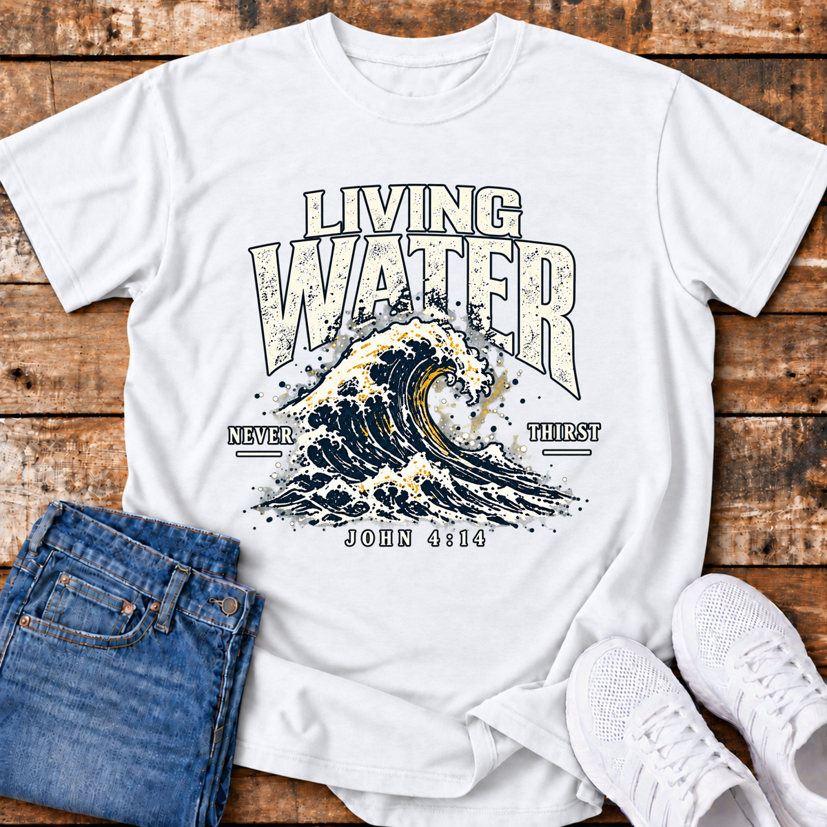Living Water T-Shirt - (John 4:14)
