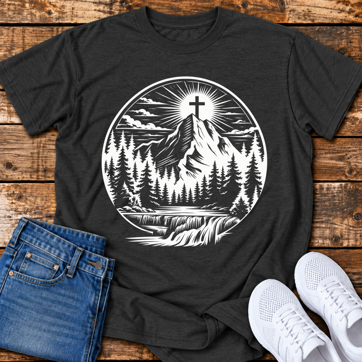Cross on the Mountains T-Shirt