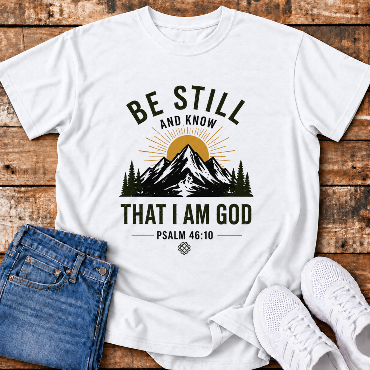 Be Still T-Shirt - (Psalm 46:10)