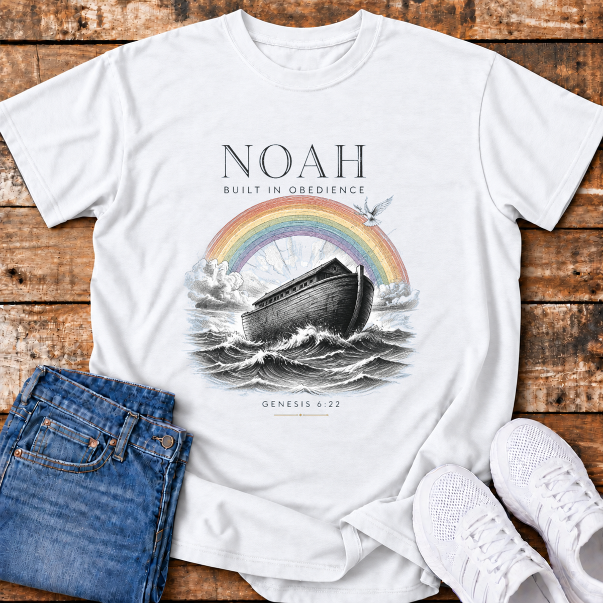 Noah T-Shirt - (Genesis 6:22)