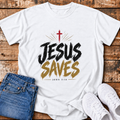 Jesus Saves T-Shirt - (John 3:16)