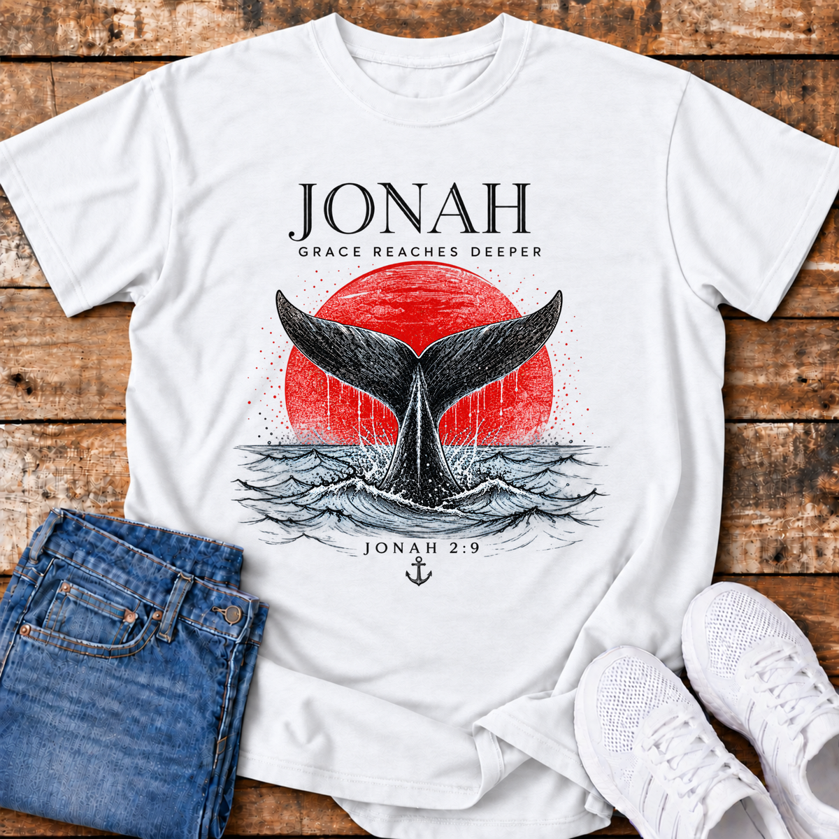 Jonah T-Shirt - (Jonah 2:9)