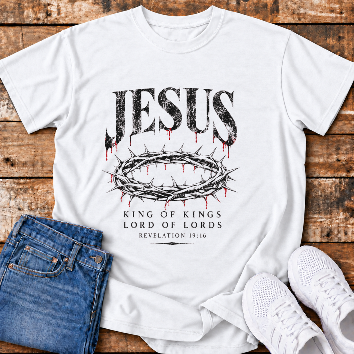 The Jesus Tee T-Shirt - (Revelation 19:16)