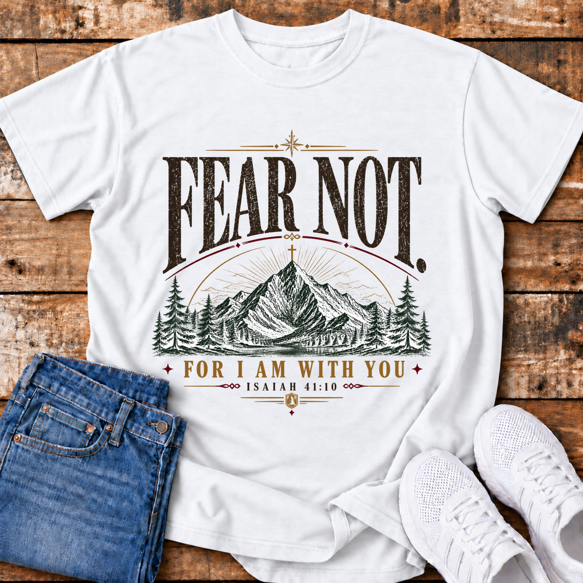 Fear Not T-Shirt - (Isaiah 41:10)