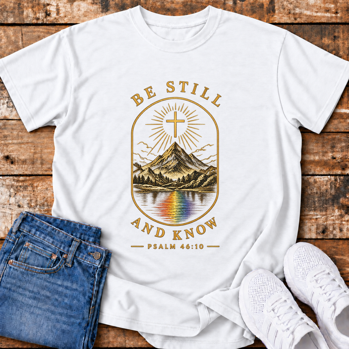 Be Still and Know T-Shirt - Psalm 46:10