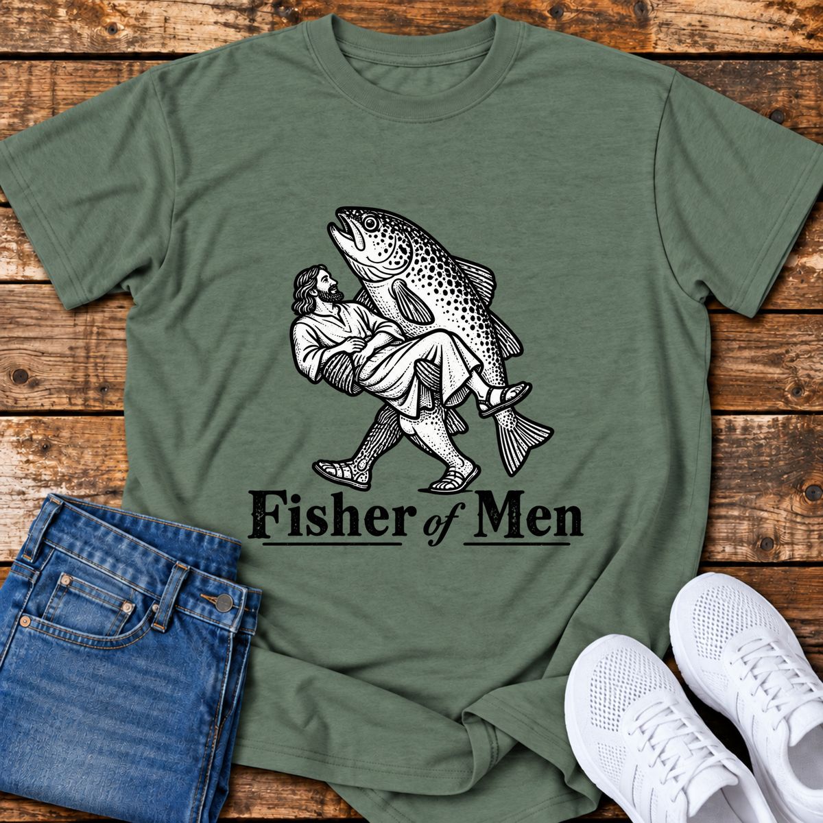 Fisher of Men Funny T-Shirt