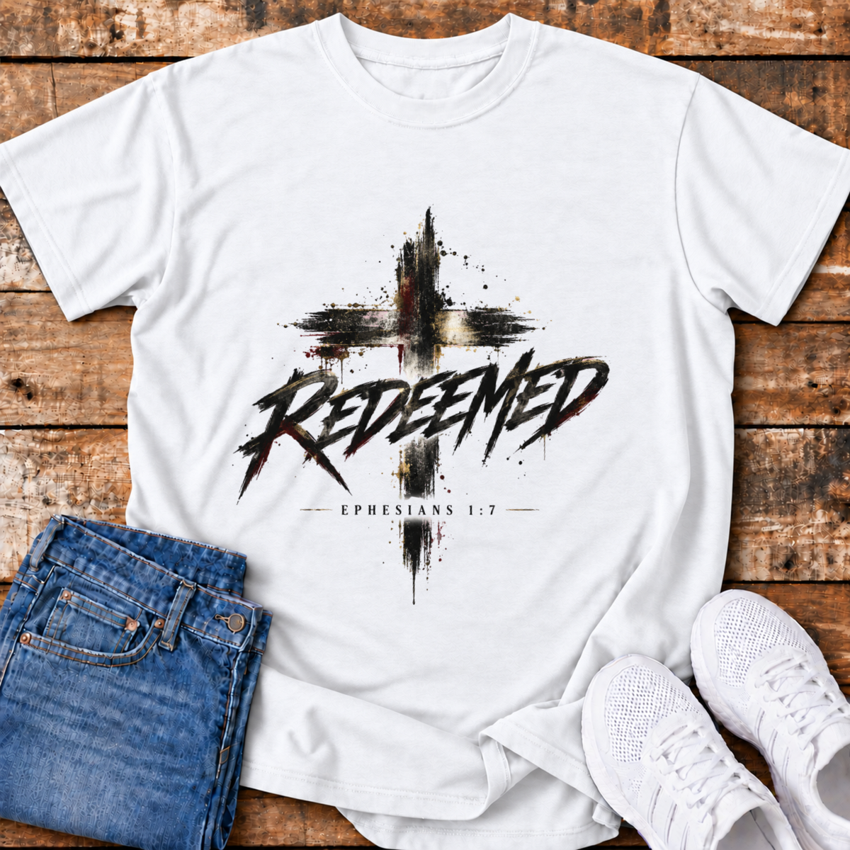 Redeemed T-Shirt - (Ephesians 1:7)