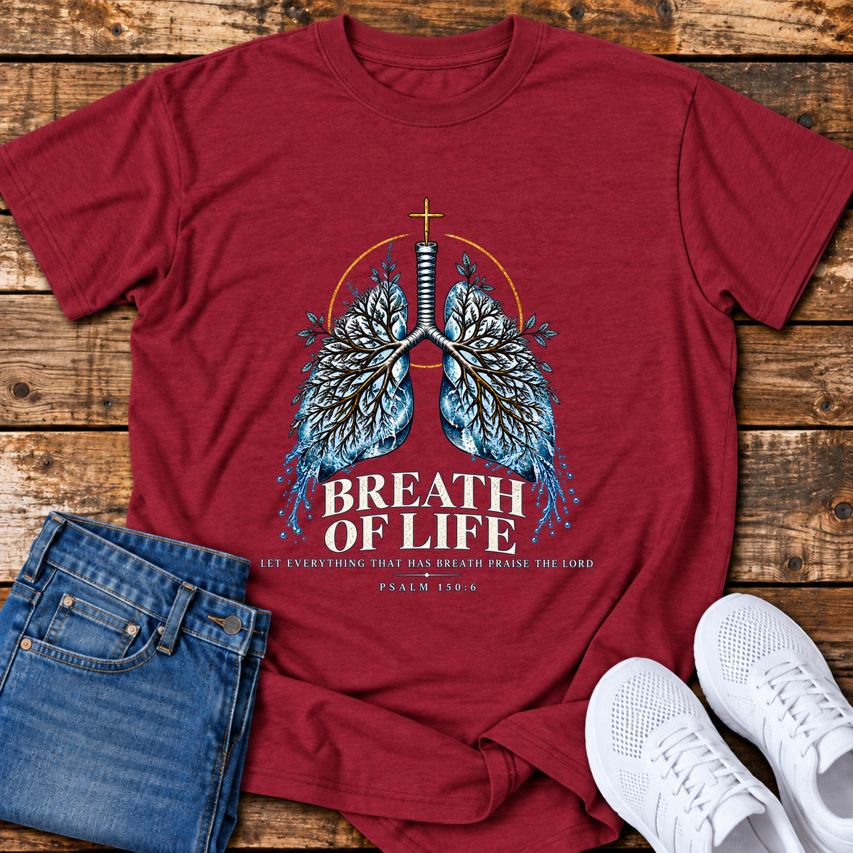 Breath of Life T-Shirt - (Psalm 150:6)