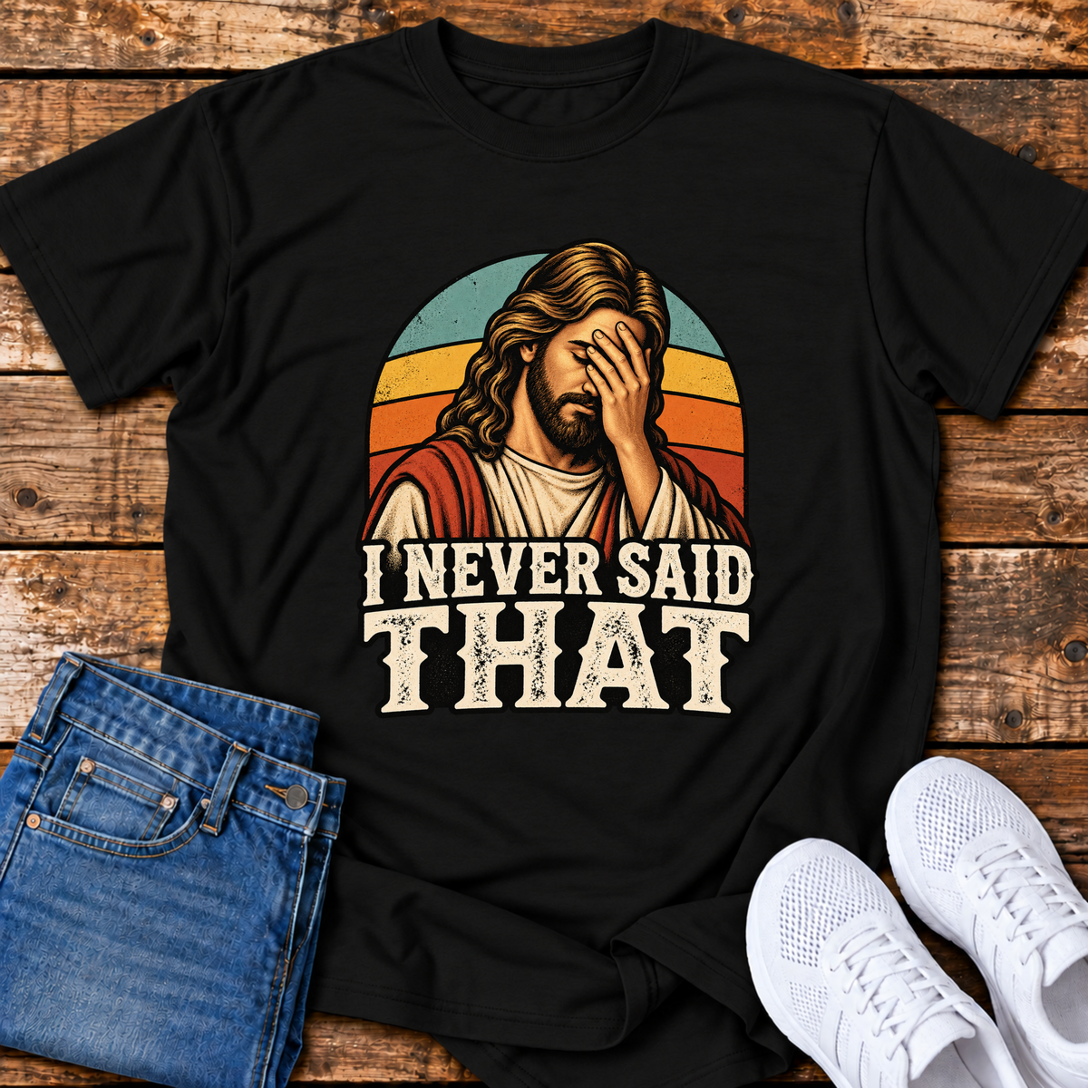 Jesus Face Palm T-Shirt