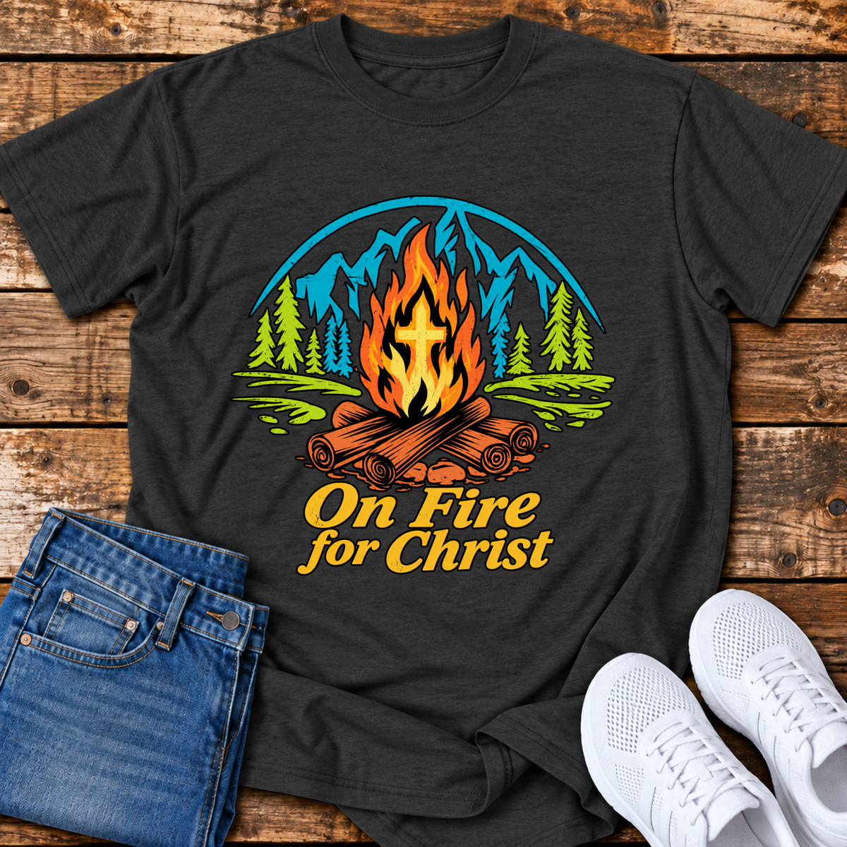 On Fire for Christ T-Shirt