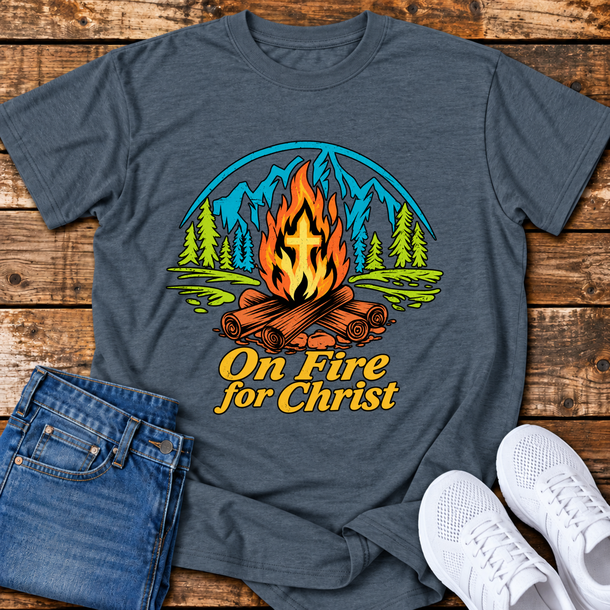 On Fire for Christ T-Shirt