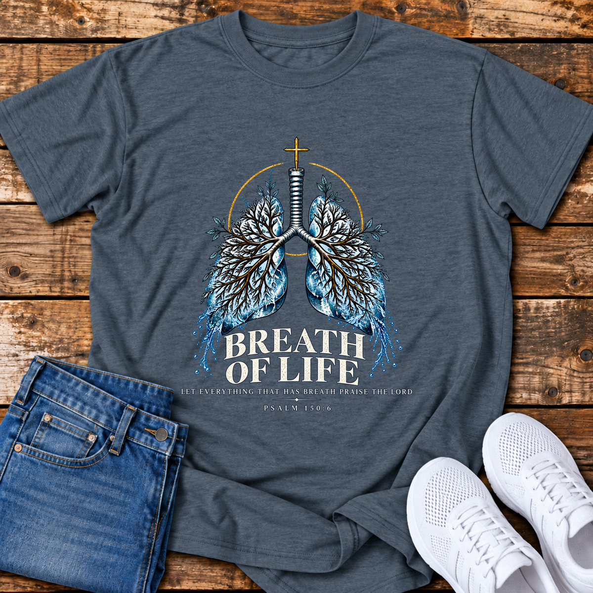 Breath of Life T-Shirt - (Psalm 150:6)