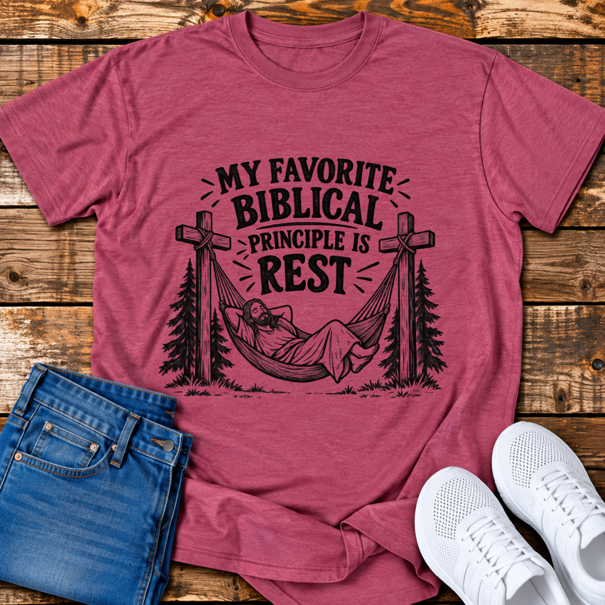 My Favorite Biblical Principle is Rest T-Shirt