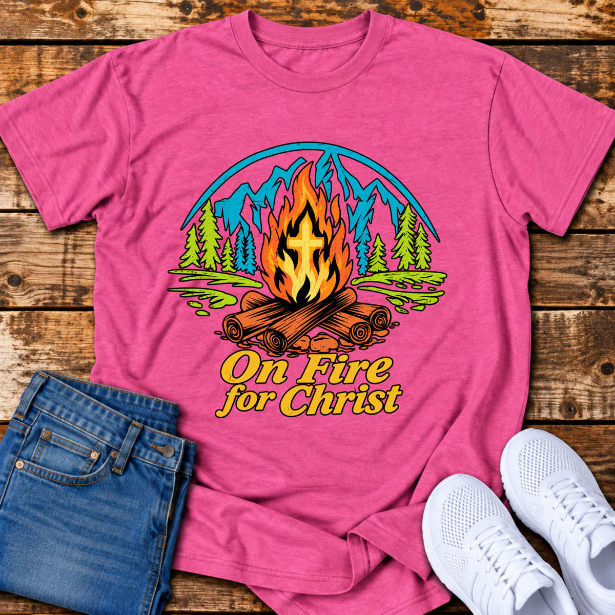 On Fire for Christ T-Shirt