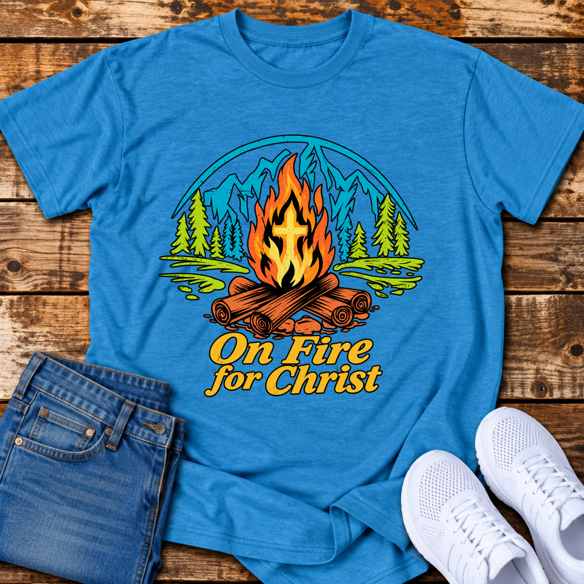 On Fire for Christ T-Shirt