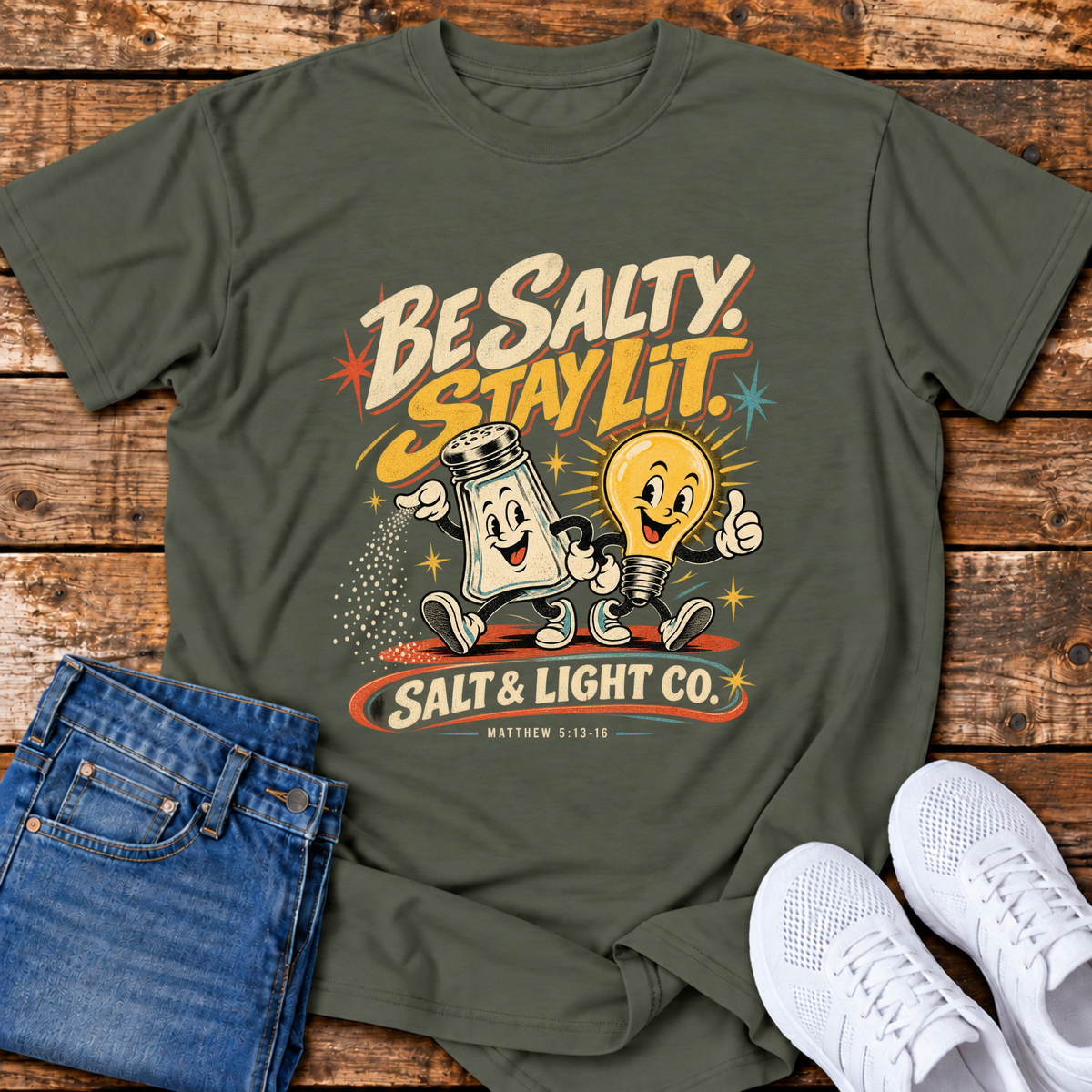 Be Salty, Stay Lit T-Shirt