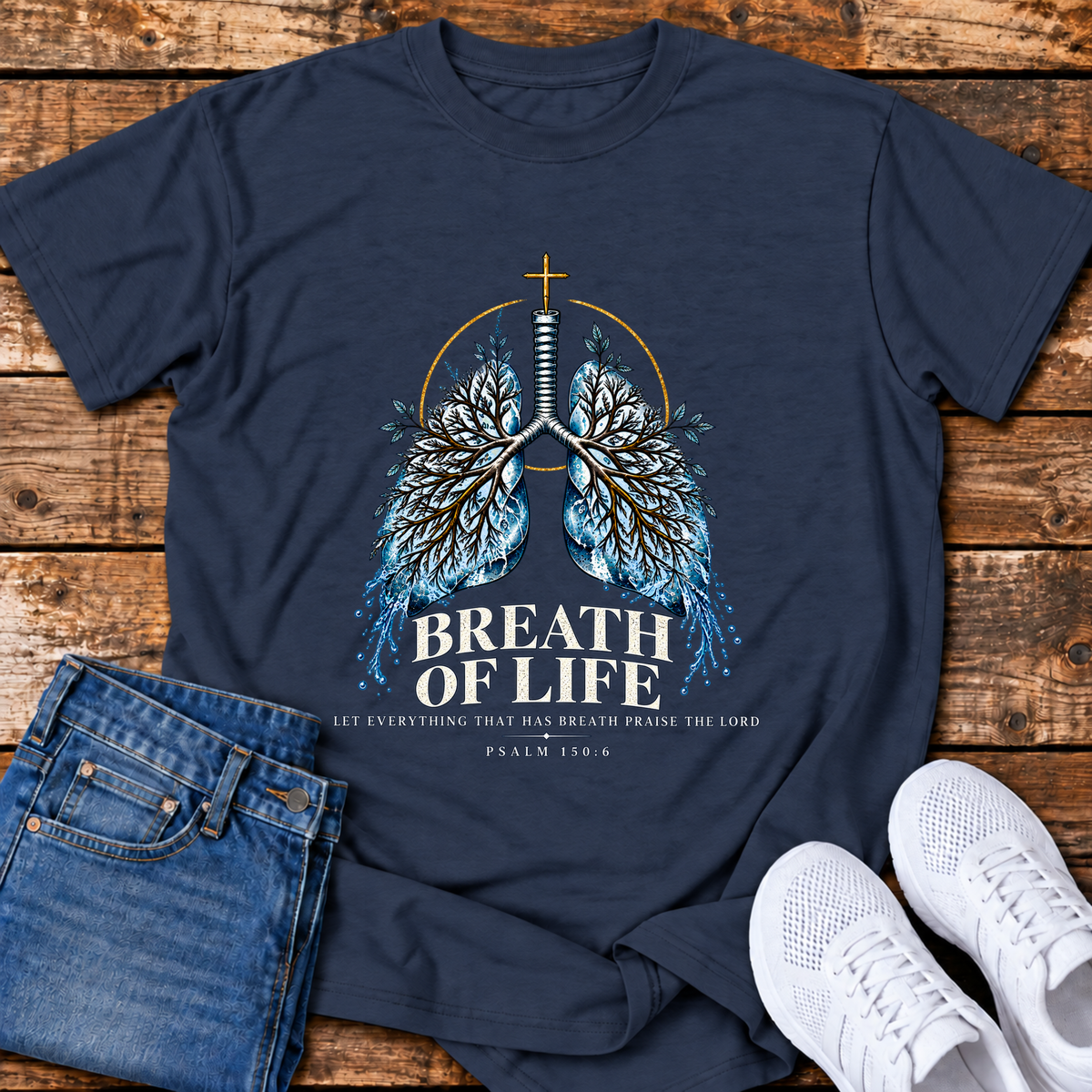 Breath of Life T-Shirt - (Psalm 150:6)