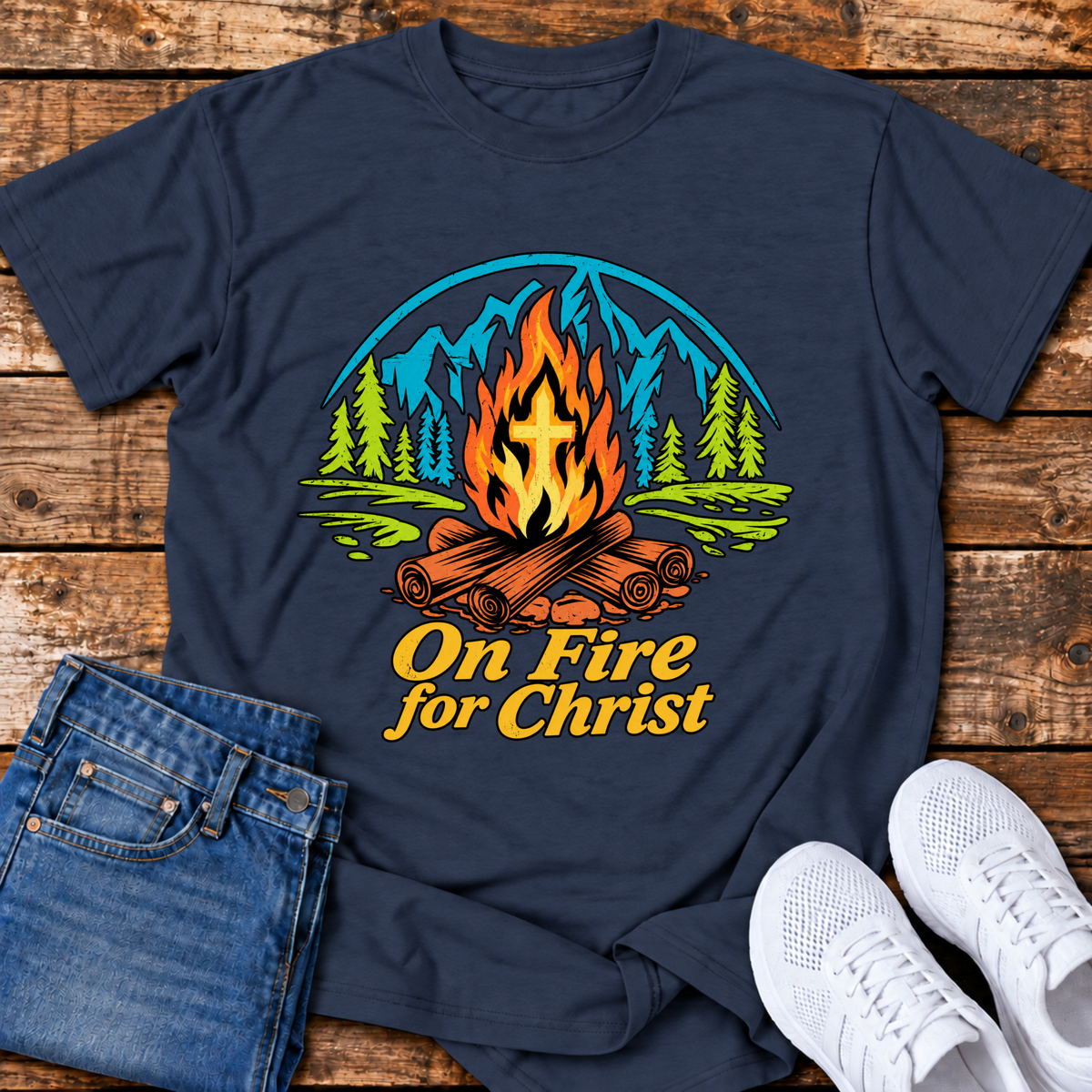 On Fire for Christ T-Shirt