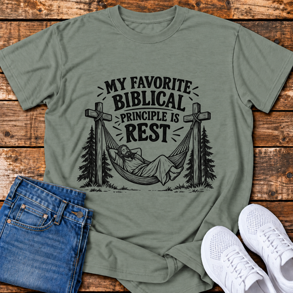 My Favorite Biblical Principle is Rest T-Shirt