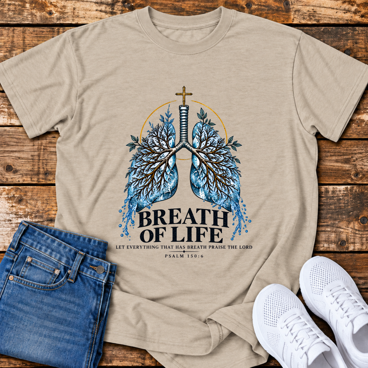 Breath of Life T-Shirt - (Psalm 150:6)