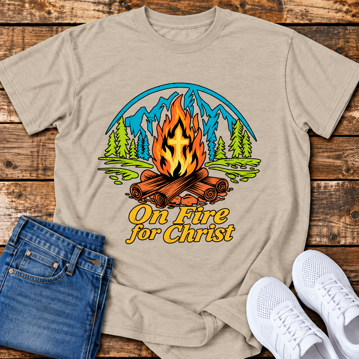 On Fire for Christ T-Shirt