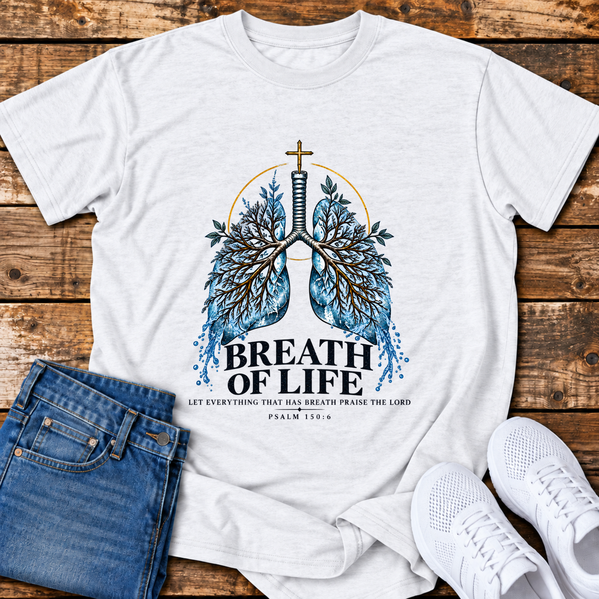 Breath of Life T-Shirt - (Psalm 150:6)
