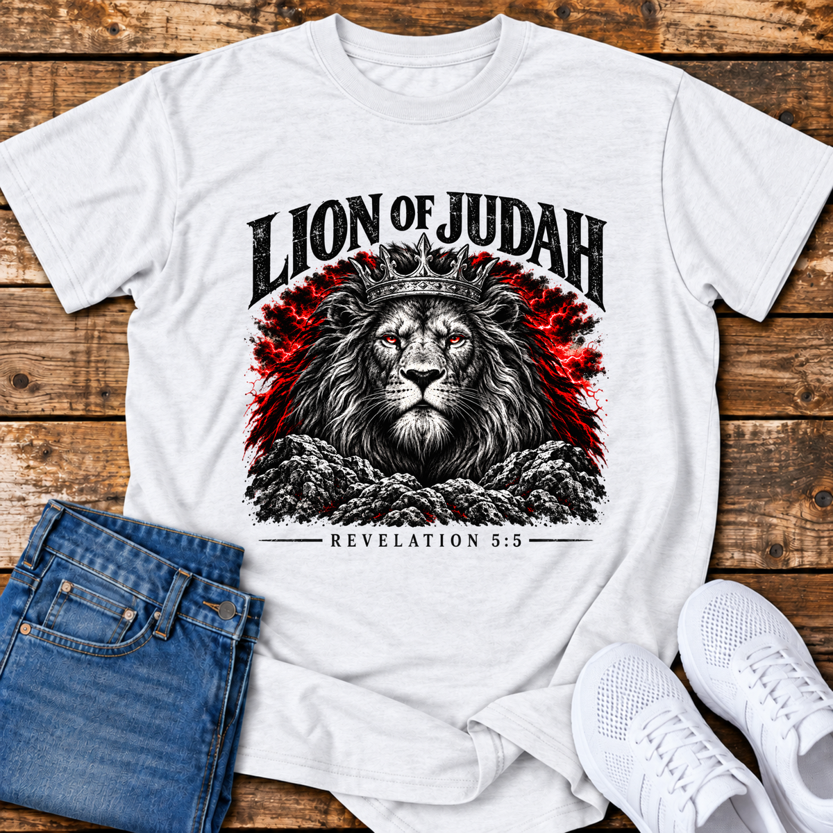 Lion of Judah T-Shirt - (Revelation 5:5)
